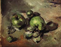 Paul Cezanne Green Apples Norge oil painting art